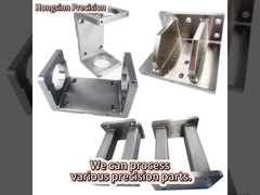 Bagian Mesin CNC Aluminium Perak dengan Toleransi ± 0,001mm Desain Khusus