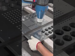 Bagian plastik khusus tabung pompa yang berputar